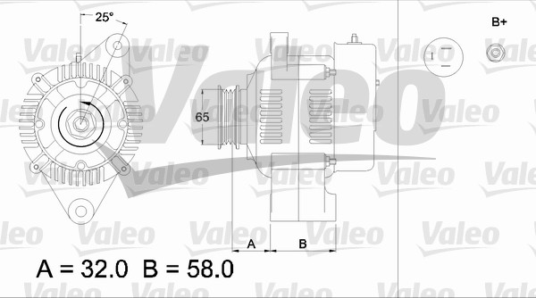 VALEO 436516 Alternatore