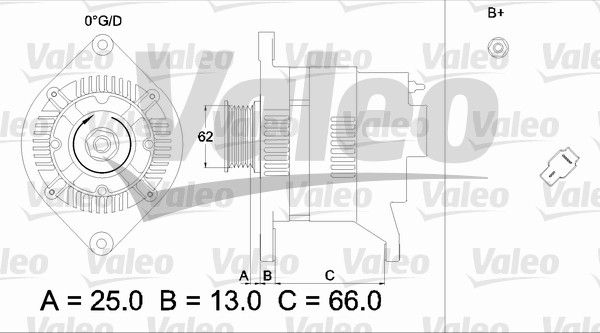 VALEO 436528 Alternatore-Alternatore-Ricambi Euro