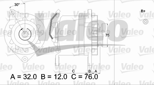 VALEO 436532 Alternatore