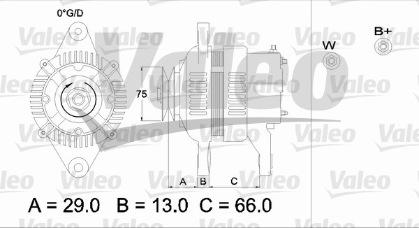 VALEO 436542 Alternatore