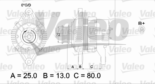 VALEO 436545 Alternatore-Alternatore-Ricambi Euro