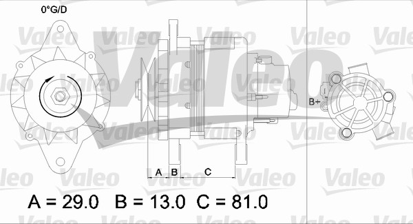 VALEO 436550 Alternatore-Alternatore-Ricambi Euro