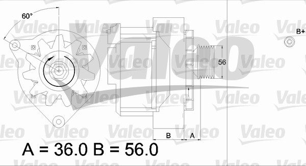 VALEO 436574 Alternatore