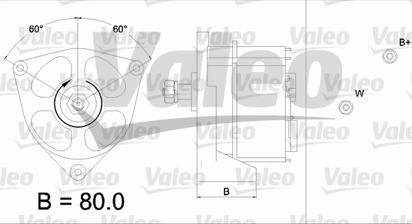 VALEO 436578 Alternatore