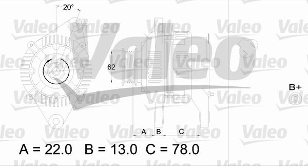 VALEO 436609 Alternatore-Alternatore-Ricambi Euro