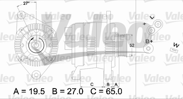 VALEO 436616 Alternatore