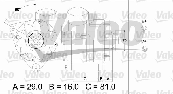 VALEO 436622 Alternatore-Alternatore-Ricambi Euro