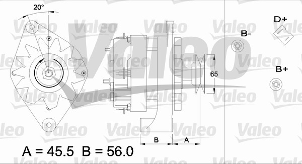 VALEO 436681 Alternatore