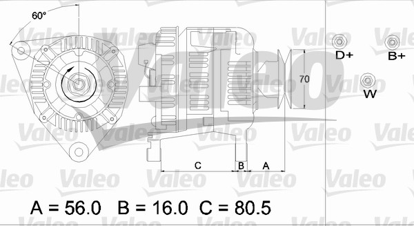 VALEO 436682 Alternatore-Alternatore-Ricambi Euro