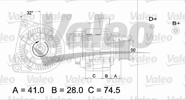 VALEO 436700 Alternatore