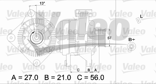 VALEO 436702 Alternatore