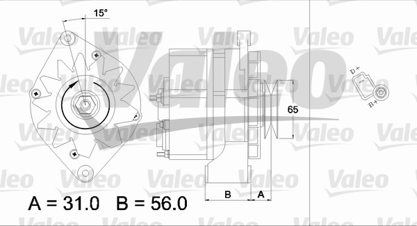 VALEO 436722 Alternatore