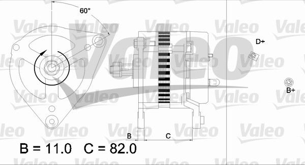 VALEO 437019 Alternatore-Alternatore-Ricambi Euro