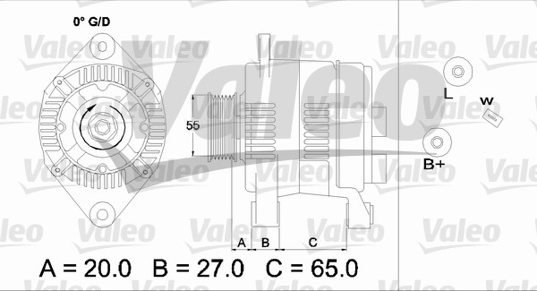 VALEO 437140 Alternatore-Alternatore-Ricambi Euro