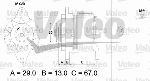 VALEO 437162 Alternatore-Alternatore-Ricambi Euro