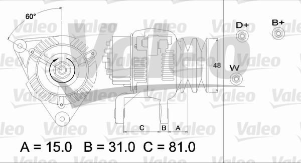 VALEO 437195 Alternatore-Alternatore-Ricambi Euro