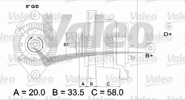 VALEO 437211 Alternatore-Alternatore-Ricambi Euro