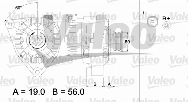 VALEO 437345 Alternatore-Alternatore-Ricambi Euro