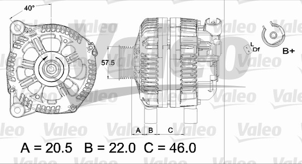 VALEO 437436 Alternatore-Alternatore-Ricambi Euro