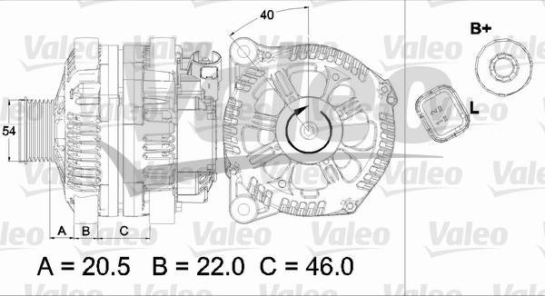 VALEO 437458 Alternatore-Alternatore-Ricambi Euro