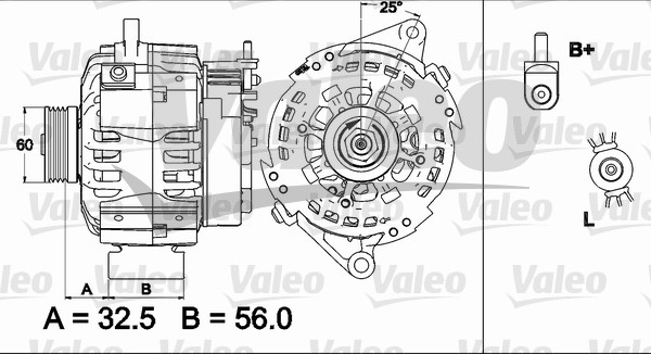 VALEO 437509 Alternatore