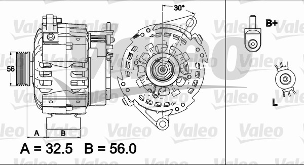 VALEO 437510 Alternatore