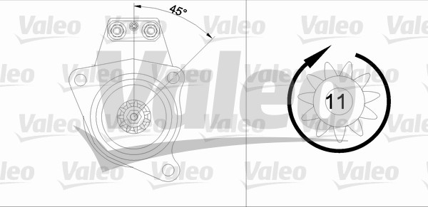 VALEO 455546 Motorino...