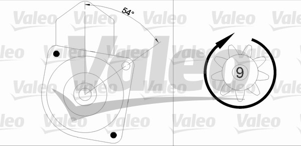 VALEO 455547 Motorino d'avviamento-Motorino d'avviamento-Ricambi Euro