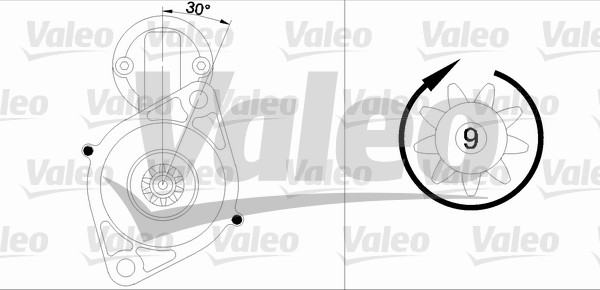 VALEO 455574 Startér