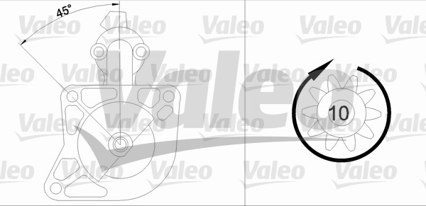 VALEO 455592 Motorino...