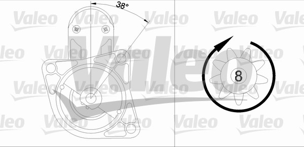 VALEO 455665 Motorino...