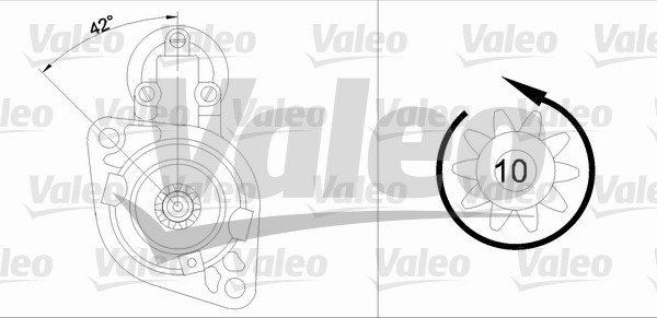 VALEO 455675 Motorino d'avviamento