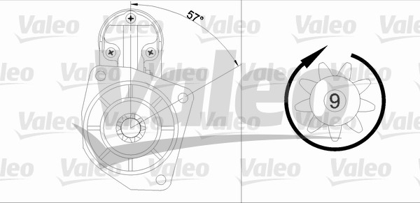 VALEO 455679 Motorino d'avviamento-Motorino d'avviamento-Ricambi Euro