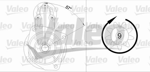 VALEO 455683 Motorino...