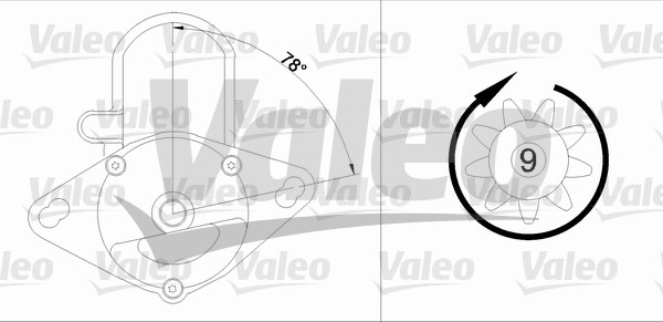 VALEO 455737 Motorino d'avviamento-Motorino d'avviamento-Ricambi Euro