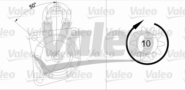 VALEO 455774 Motorino...
