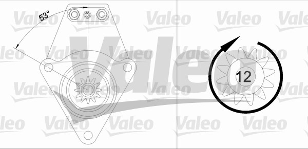 VALEO 455871 Motorino...