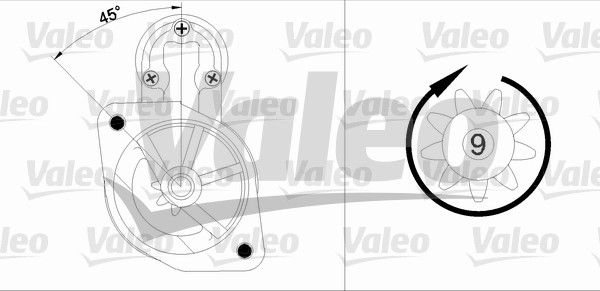 VALEO 455881 Motorino...