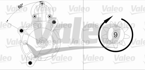 VALEO 455899 Motorino d'avviamento