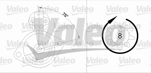 VALEO 455901 Motorino...