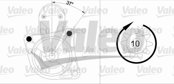 VALEO 455915 Motorino...