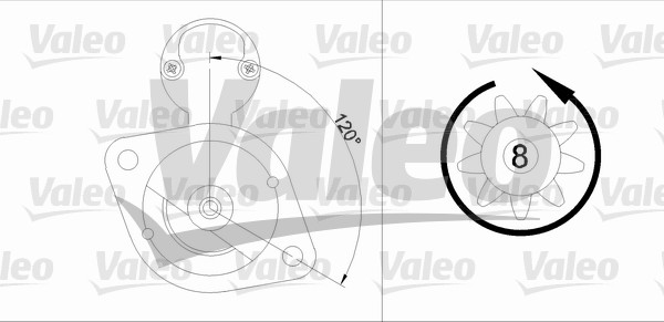 VALEO 455917 Motorino...