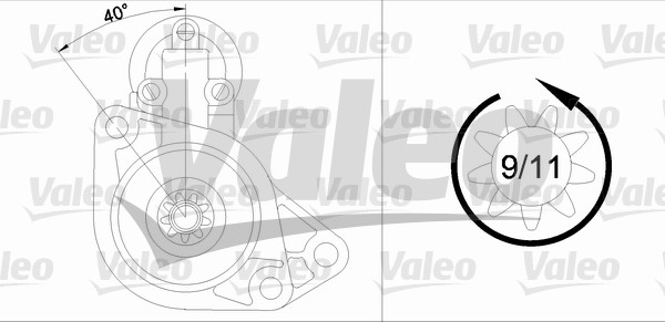 VALEO 455930 Motorino...