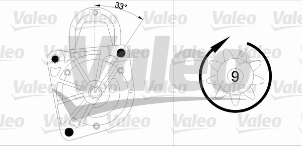 VALEO 455958 Motorino d'avviamento