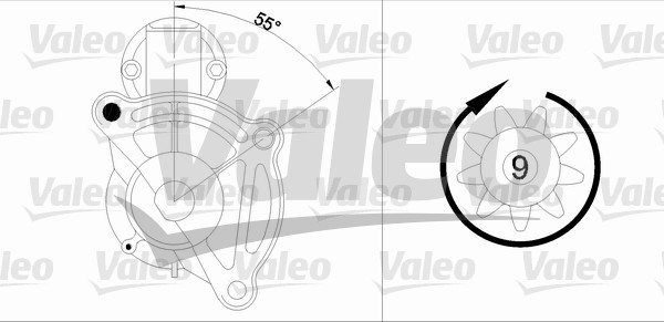 VALEO 455962 Motorino d'avviamento