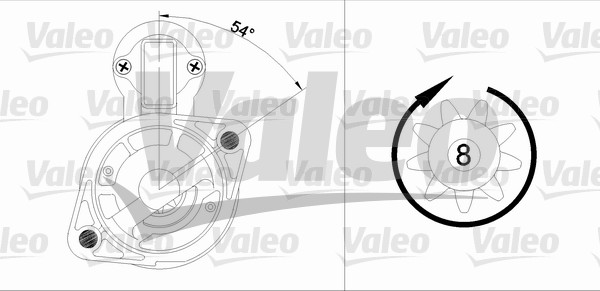 VALEO 455963 Motorino...