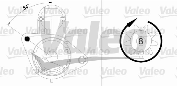 VALEO 458159 Motorino d'avviamento-Motorino d'avviamento-Ricambi Euro