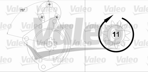 VALEO 458199 Motorino...