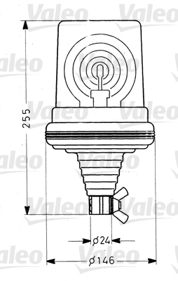 VALEO 084552 Proiettore rotante