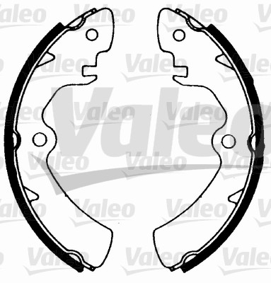 VALEO 562673 Bromsbackar, sats